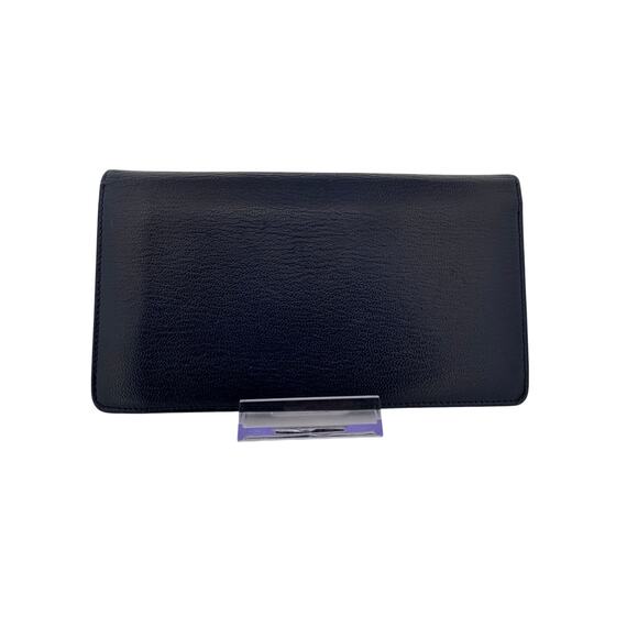 Chanel Classic Navy Blue Caviar Long Wallet with Gold CC Logo - Picture 3 of 5
